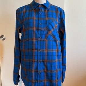 Outdoor Research blue plaid flannel M